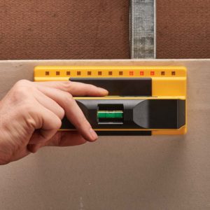 How to use stud finder