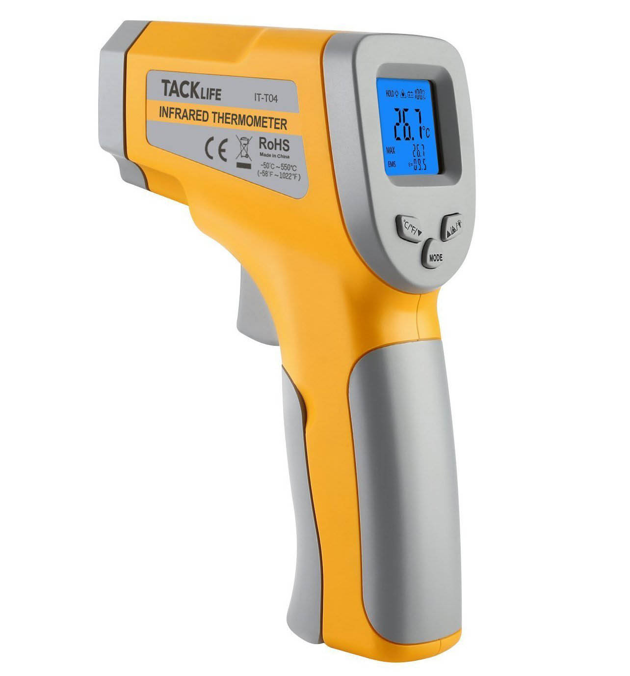 Tacklife IT-T04 Con-contact Infrared Thermometer With Laser Targeting